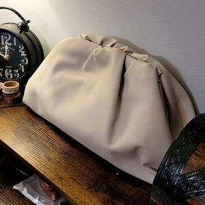 Elegant Cream Clutch Bag